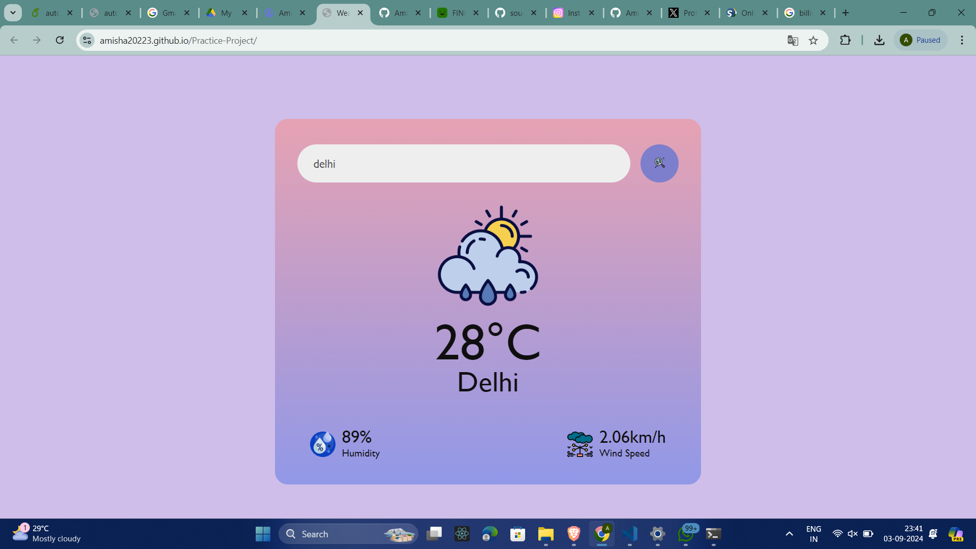 Weather Application